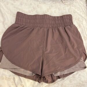 Vitality (formerly Balance Athletica) - “Vista” lined shorts - “stone” taupe
